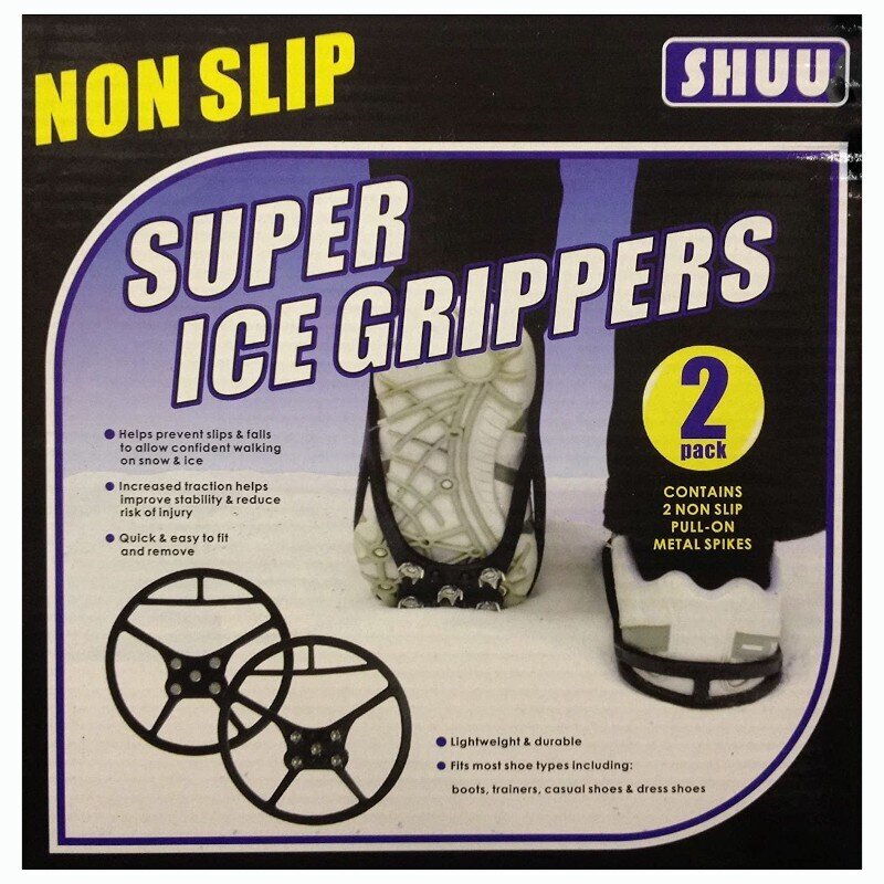 Libisemisvastased jalatsinaelad Shuu Super Ice Grippers цена и информация | Jalatsikatted ja jäänaelad jalanõudele | kaup24.ee