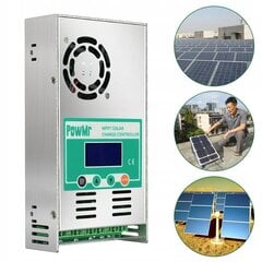 60A digitaalne päikeseenergia laadija paneeli regulaator 12V 24V 36V 48V jaoks цена и информация | Комплектующие для солнечных электростанций | kaup24.ee