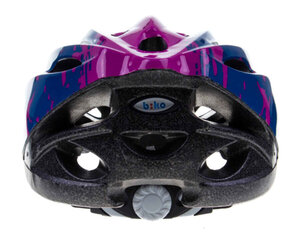 Шлем велосипедный Biko Basic Pro 0801605 5578, 58-60 см, L, синий/фуксия цена и информация | Шлемы | kaup24.ee
