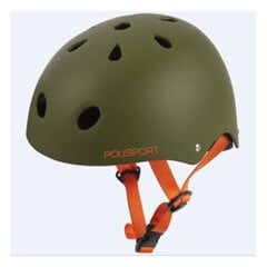 Jalgrattakiiver (S) 53-55cm, 390g, värv: Green, Polisport Urban Radical (4048) 5543 цена и информация | Шлемы | kaup24.ee