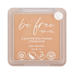 BYS Be Free Kompaktpuuder Light Neutral hind ja info | Jumestuskreemid, puudrid | kaup24.ee