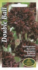 Rukkilill Black Ball цена и информация | Семена цветов | kaup24.ee