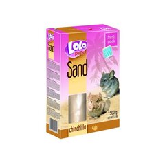 Песок для шиншилл Lolo Pets, 1.5 кг цена и информация | Клетки и аксессуары для грызунов | kaup24.ee