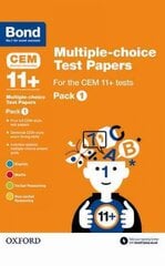 Bond 11plus: Multiple-choice Test Papers for the CEM 11plus Tests Pack 1 hind ja info | Noortekirjandus | kaup24.ee
