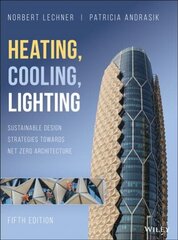 Heating, Cooling, Lighting - Sustainable Design ategies Towards Net Zero Architecture: 5th Edition hind ja info | Arhitektuuriraamatud | kaup24.ee