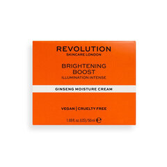 Revolution Skincare (Brightening Boost koos ženšenniga) 50 ml цена и информация | Кремы для лица | kaup24.ee