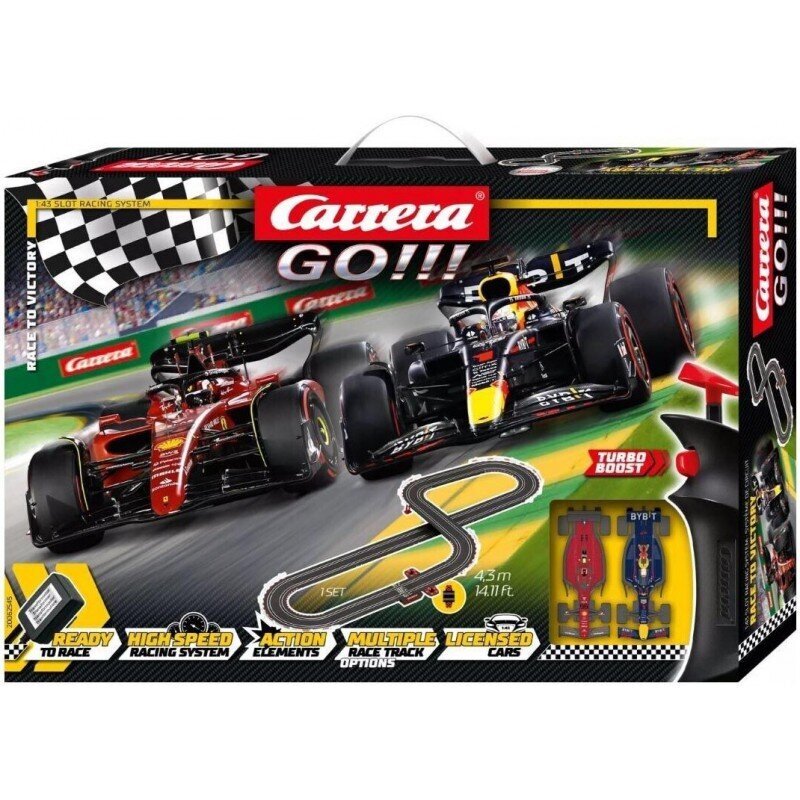 Võidusõidurada Carrera GO!!! цена и информация | Poiste mänguasjad | kaup24.ee