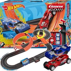 Автогоночная трасса Carrera GO!!! Hot wheels 4.9 meters with turbo boost - Ready to Race цена и информация | Игрушки для мальчиков | kaup24.ee