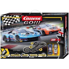 Автогоночная трасса Carrera GO!!! GT Race off 5,3 meters with turbo boost - Ready to Race (20062550) цена и информация | Игрушки для мальчиков | kaup24.ee