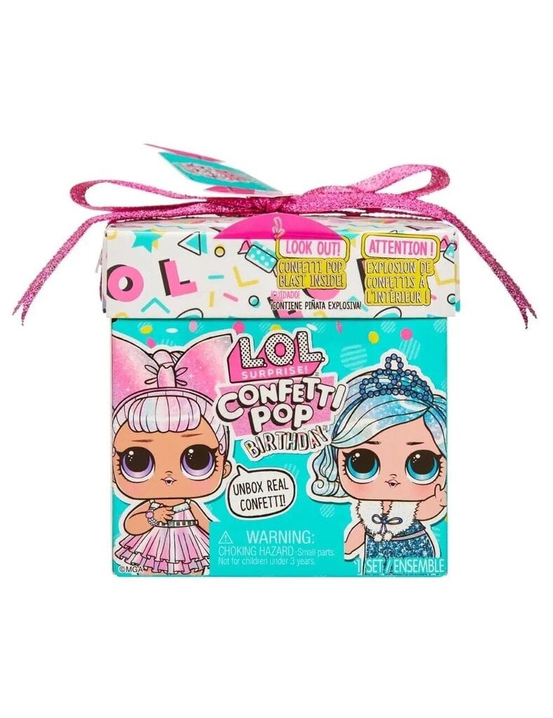 Confetti Pop sünnipäevakomplekt koos nukuga + aksessuaarid L.O.L. Surprise! hind ja info | Tüdrukute mänguasjad | kaup24.ee