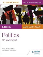 Edexcel AS/A-level Politics Student Guide 2: UK Government hind ja info | Ühiskonnateemalised raamatud | kaup24.ee