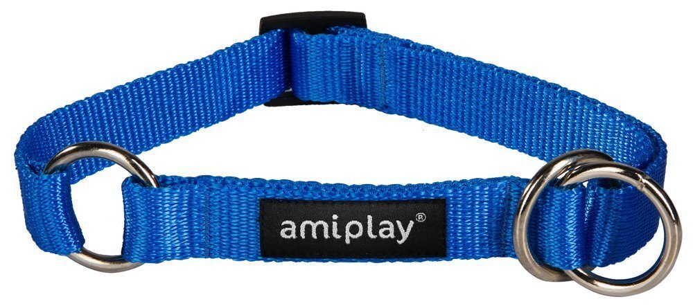 Poolpoov kaelarihm Amiplay Basic, XL, sinine цена и информация | Kaelarihmad ja traksid koertele | kaup24.ee