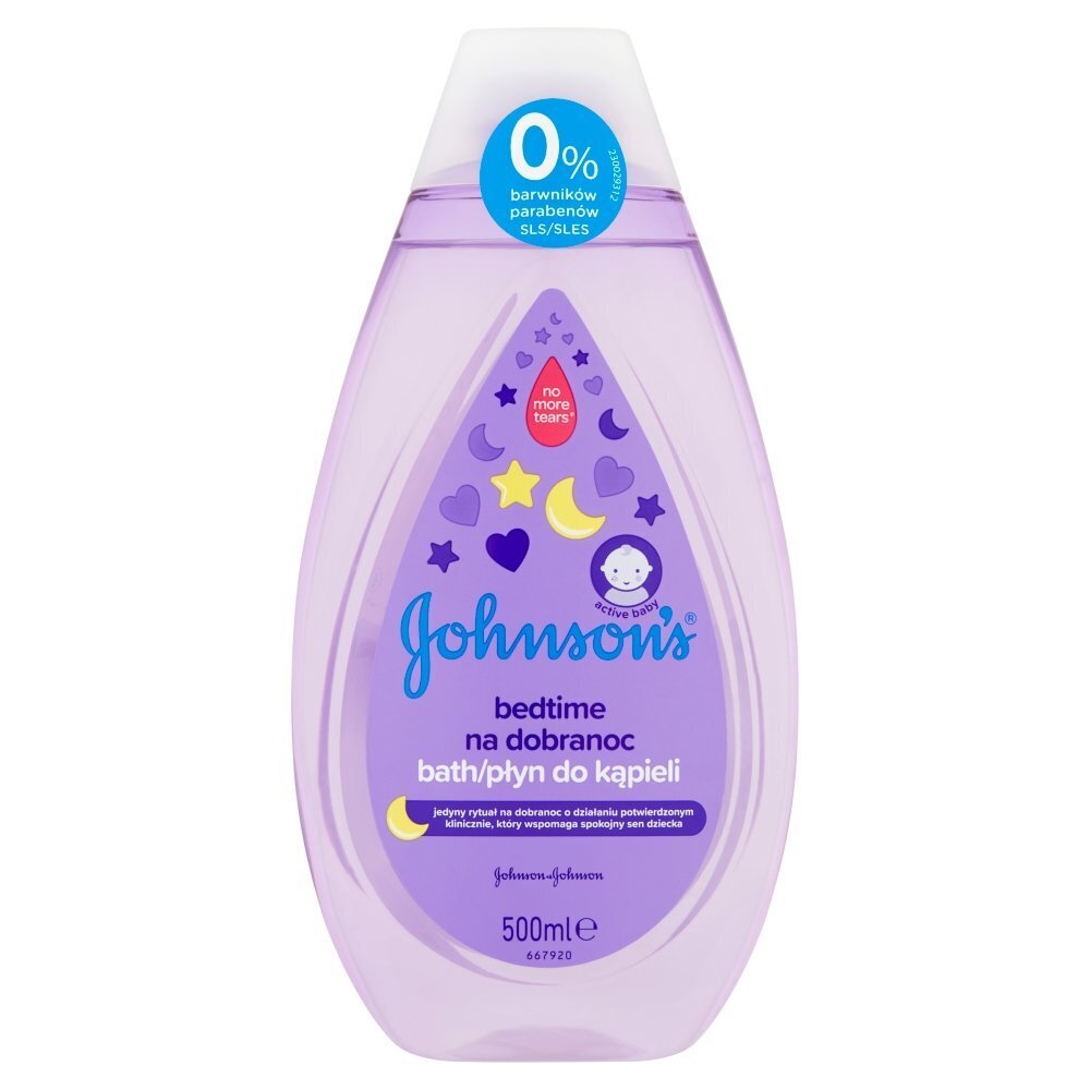 Vannivaht lastele enne magamaminekut Johnsons Baby Bedtime, 500 ml цена и информация | Laste ja ema kosmeetika | kaup24.ee