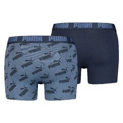 Трусы Puma Men Aop Boxer Blue 935054 03 цена и информация | Мужские боксеры | kaup24.ee