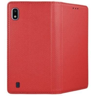 Mocco Smart Magnet Book Case For Samsung Galaxy S23 Ultra Red hind ja info | Telefoni kaaned, ümbrised | kaup24.ee