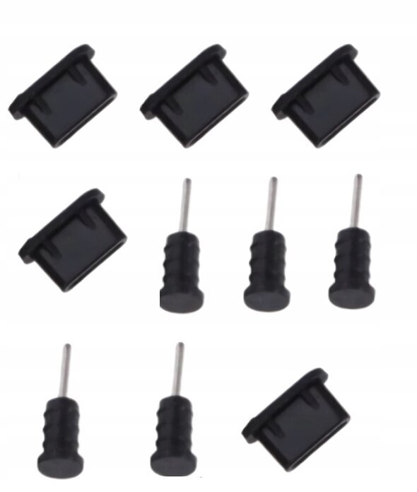 5x USB-C-kork, 5x 3,5 mm pistikupesa, tolmukate hind ja info | Sülearvuti tarvikud | kaup24.ee