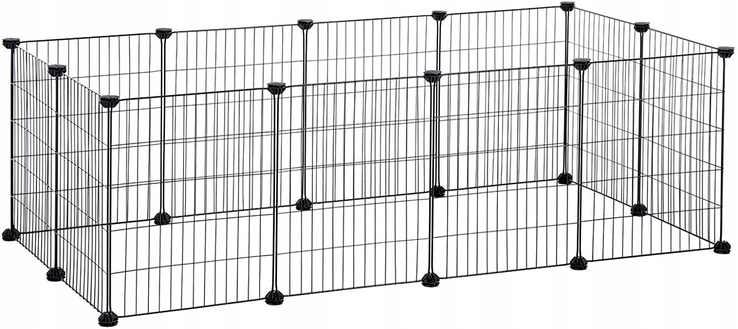 Metallist puur mänguaedik 143 x 73 x 46 cm цена и информация | Transportkorvid, puurid | kaup24.ee