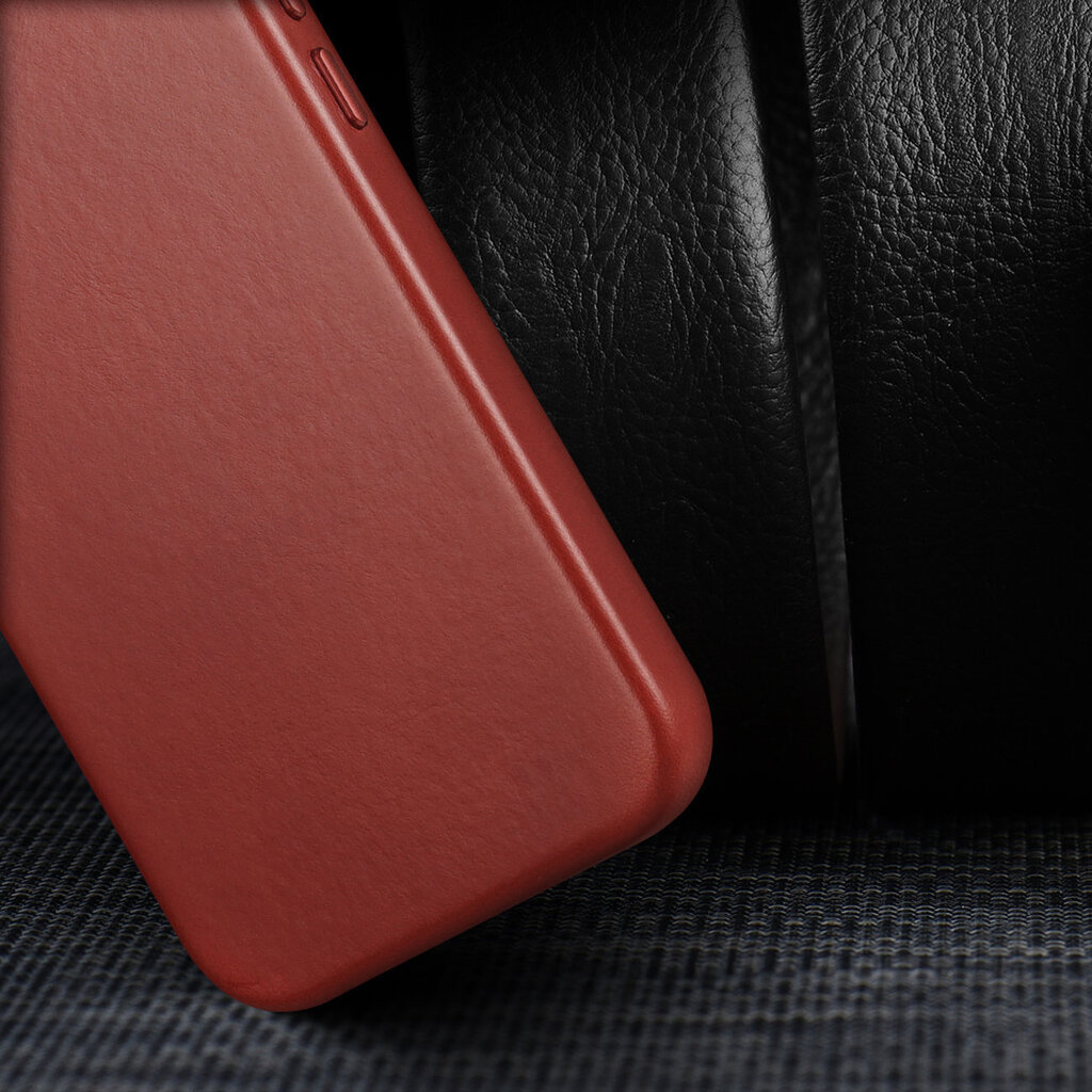 Telefoniümbris Dux Ducis Naples case for iPhone 13 Pro Max leather cover, punane цена и информация | Telefoni kaaned, ümbrised | kaup24.ee