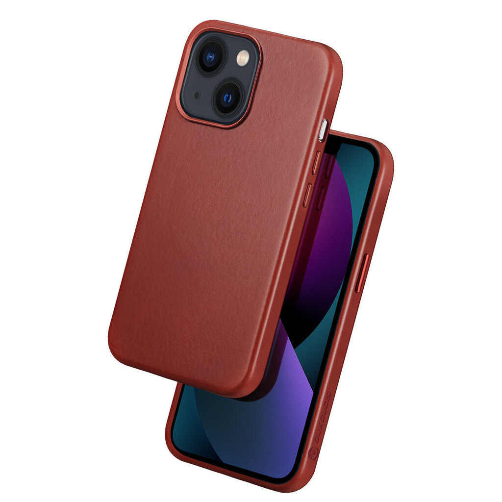 Telefoniümbris Dux Ducis Naples case for iPhone 13 Pro Max leather cover, punane цена и информация | Telefoni kaaned, ümbrised | kaup24.ee