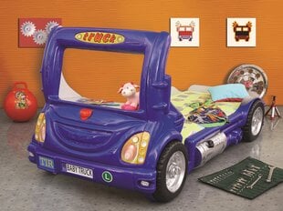 Voodi koos madratsiga Truck, sinine цена и информация | Детские кровати | kaup24.ee