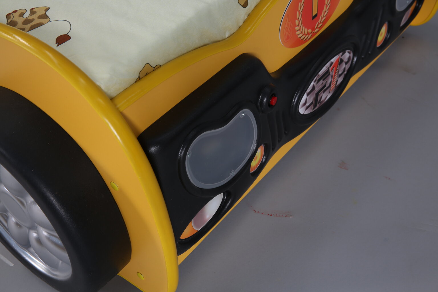 Voodi koos madratsiga Monza Mini, kollane hind ja info | Lastevoodid | kaup24.ee