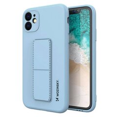 Telefoniümbris Wozinsky Kickstand Case Silicone Stand Cover for Samsung Galaxy A22 5G, sinine цена и информация | Чехлы для телефонов | kaup24.ee