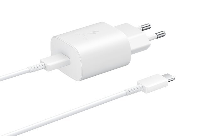 Зарядное устройство Samsung Travel Quick charger USB-C to USB-C 25W, 1 м  цена | kaup24.ee