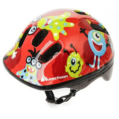 Детский шлем Meteor Jr монстры, красный цена и информация | Шлемы | kaup24.ee