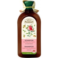 Taimne šampoon kuivadele juustele Argan Oil & Granate Green Pharmacy Herbal Care Shampoo For Dry Hair, 350ml hind ja info | Šampoonid | kaup24.ee