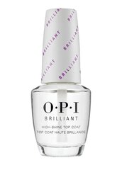 Pealislakk Opi Brilliant Top Coat, 15 ml hind ja info | Küünelakid, küünetugevdajad | kaup24.ee