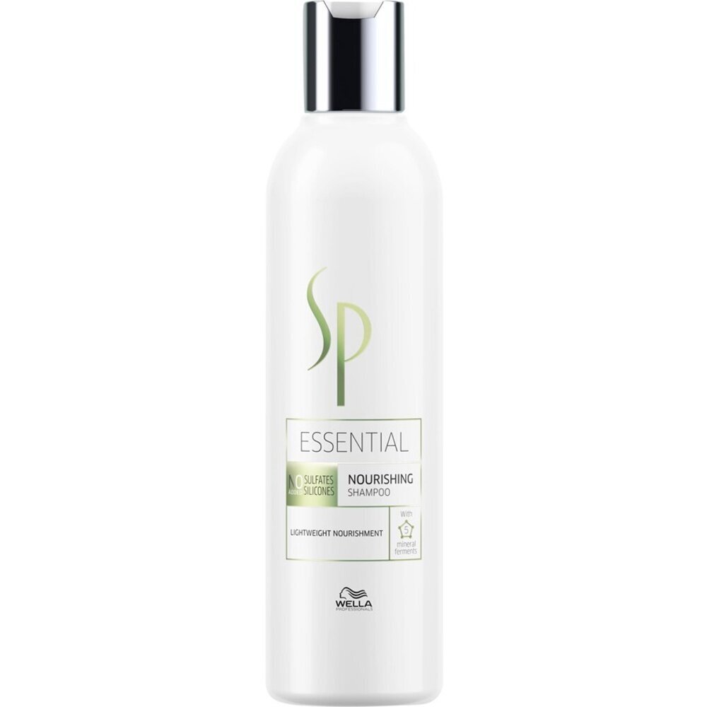 Toitev juuksešampoon Wella Professionals SP Essential Nourishing Shampoo, 200 ml hind ja info | Šampoonid | kaup24.ee