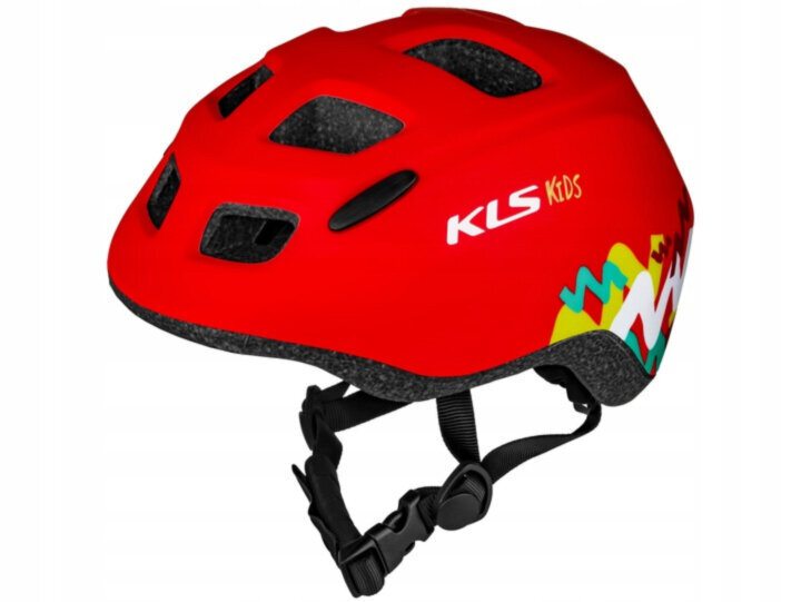 Laste jalgrattakiiver 50-55 cm (S), 210g, Kellys Zigzag (värv: punane) (0813619) 0437 hind ja info | Kiivrid | kaup24.ee