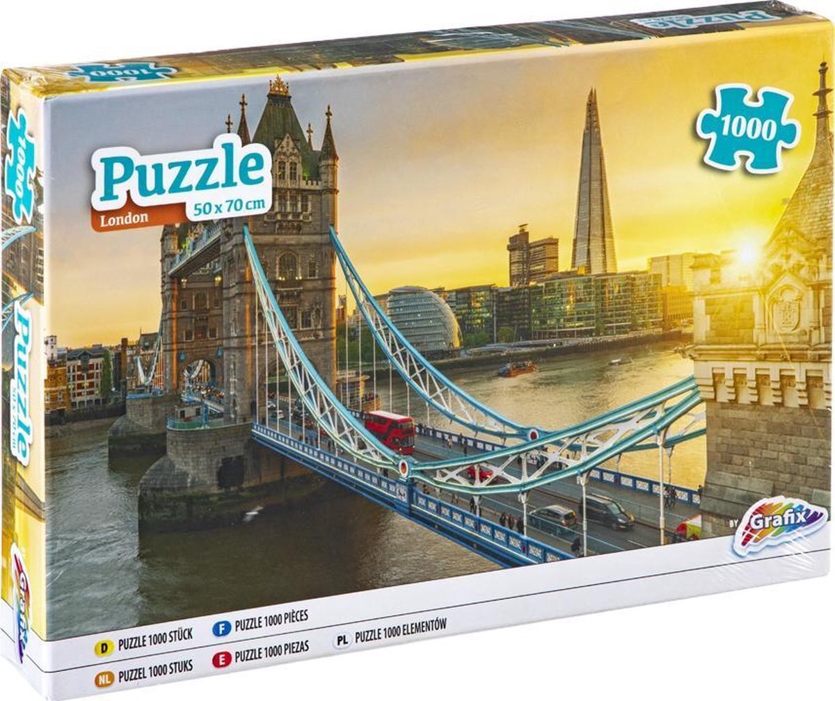 Pusle Grafix “London”, 1000-osaline hind ja info | Pusled | kaup24.ee
