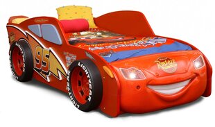 Кровать с матрасом McQueen MDF, красная цена и информация | Детские кровати | kaup24.ee