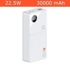 Cyke Q8 30000mAh 22,5W kiirlaadimisega mobiilne akupank LED-ekraaniga (Power Bank) hind ja info | Akupangad | kaup24.ee