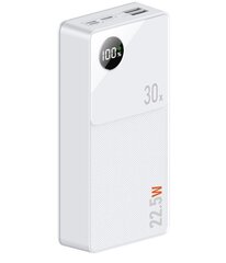 Мобильный блок питания Cyke Q8 30000 мАч, 22,5 Вт с быстрой зарядкой и светодиодным дисплеем (Power Bank) цена и информация | Зарядные устройства Power bank | kaup24.ee