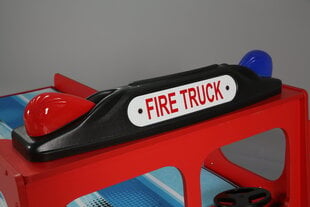 Voodi koos madratsiga Fire Truck Single, punane цена и информация | Детские кровати | kaup24.ee