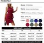 Fcsonu naiste kleit, punane цена и информация | Kleidid | kaup24.ee
