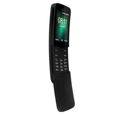 Mobiiltelefon NOKIA 8110, Dual SIM, Must hind ja info | Telefonid | kaup24.ee