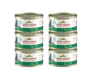 Almo Nature HFC Jelly, для кошек, тунец в желе, 6x70г. цена и информация | Кошачьи консервы | kaup24.ee