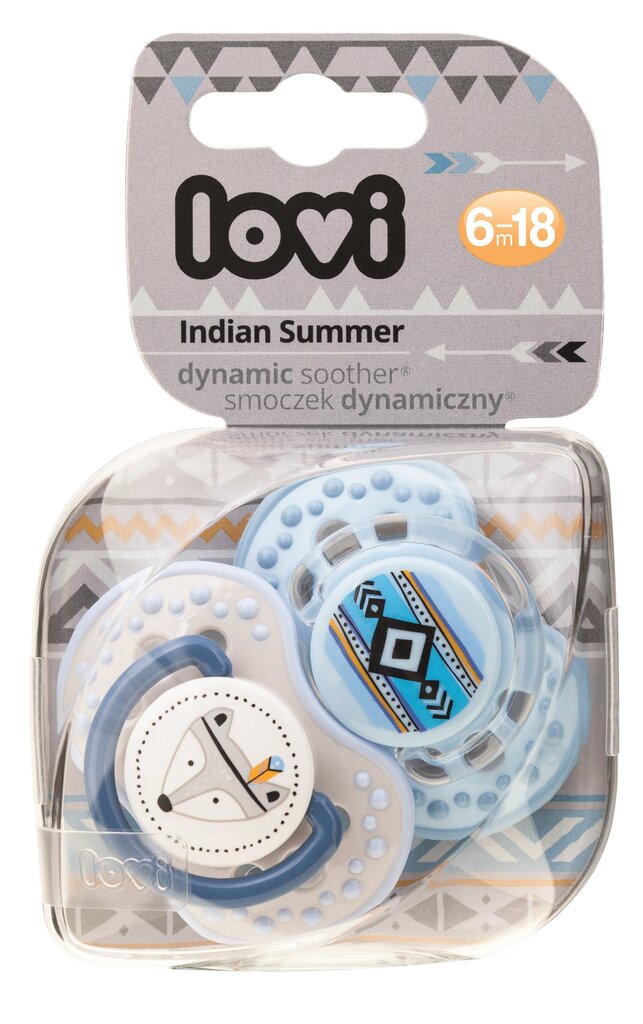 LOVI rõngaslutt silikoon Indian summer 6-18kuud 2tk, 22/857boy цена и информация | Lutid | kaup24.ee