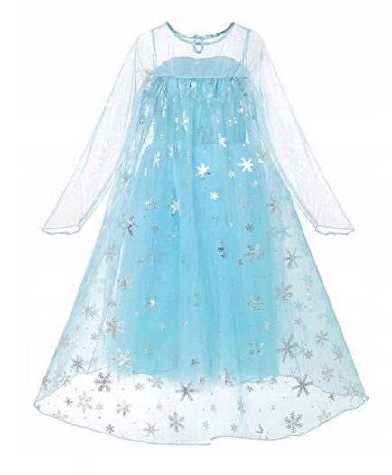 Elsa kleit, 98-104 cm цена и информация | Karnevali kostüümid | kaup24.ee