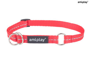 Amiplay kaelarihm Reflective, M, punane hind ja info | Kaelarihmad ja traksid koertele | kaup24.ee