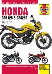 Honda CBF125 & CB125F ('09 To '17) hind ja info | Reisiraamatud, reisijuhid | kaup24.ee