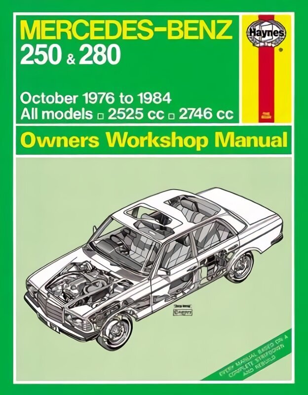 Mercedes-Benz 250 & 280 123 Series Petrol Owner's: 76-84 hind ja info | Reisiraamatud, reisijuhid | kaup24.ee