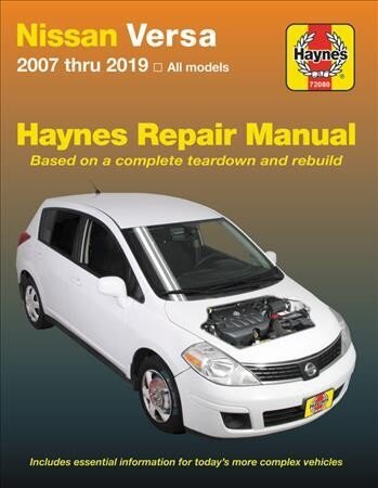 HM Nissan Versa 2007-2019: 2007 Thru 2019, All Models цена и информация | Reisiraamatud, reisijuhid | kaup24.ee