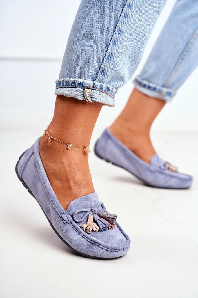 Naiste kingad seemisnahast 20PB35-2003 sinine Donna Mia 11118-H hind ja info | Naiste kingad | kaup24.ee