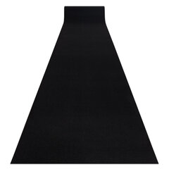 Rugsx ковровая дорожка Rumba, чёрная, 100 см цена и информация | Ковры | kaup24.ee
