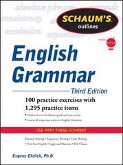 Schaum's Outline of English Grammar, Third Edition 3rd edition hind ja info | Võõrkeele õppematerjalid | kaup24.ee
