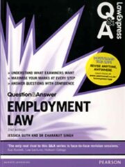 Law Express Question and Answer: Employment Law 2nd edition цена и информация | Книги по экономике | kaup24.ee